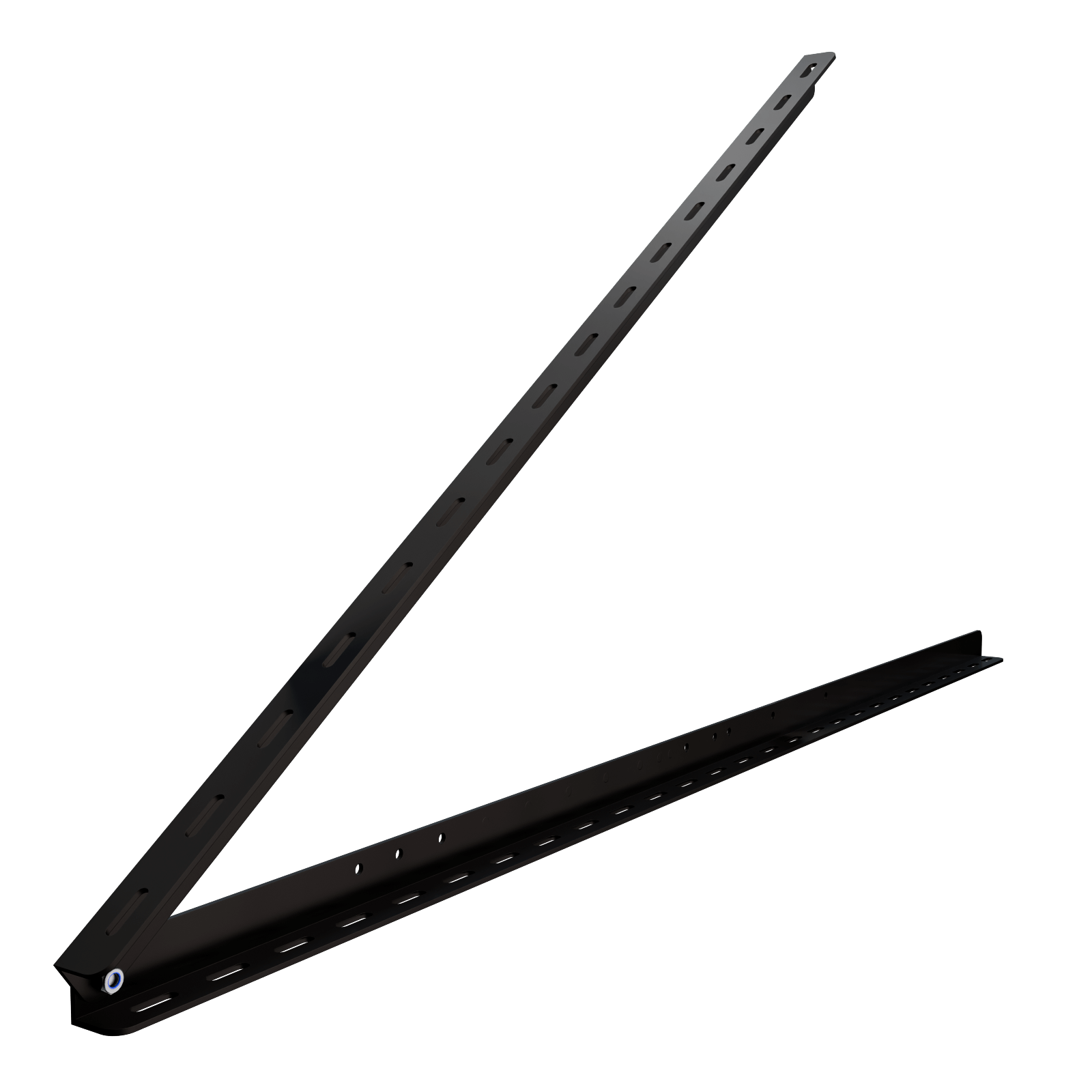 Flachdach/Wand flexibel 10-60° Schienenmontur 158cm + 118cm