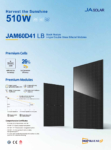 Solarmodul JAM60D41 LB